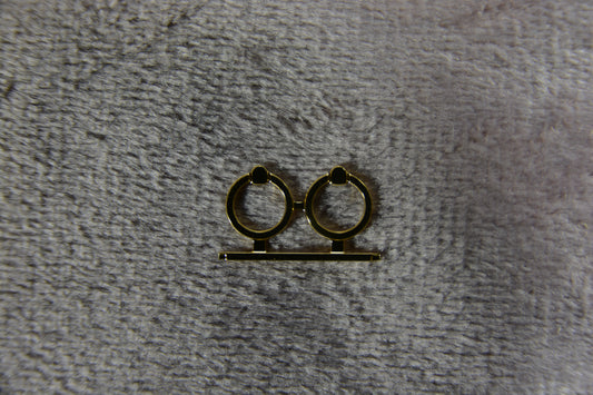 Classic Round Snaffle Bit - Gold
