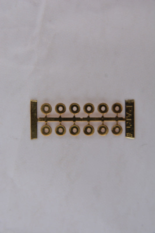 Concho Beads - Gold