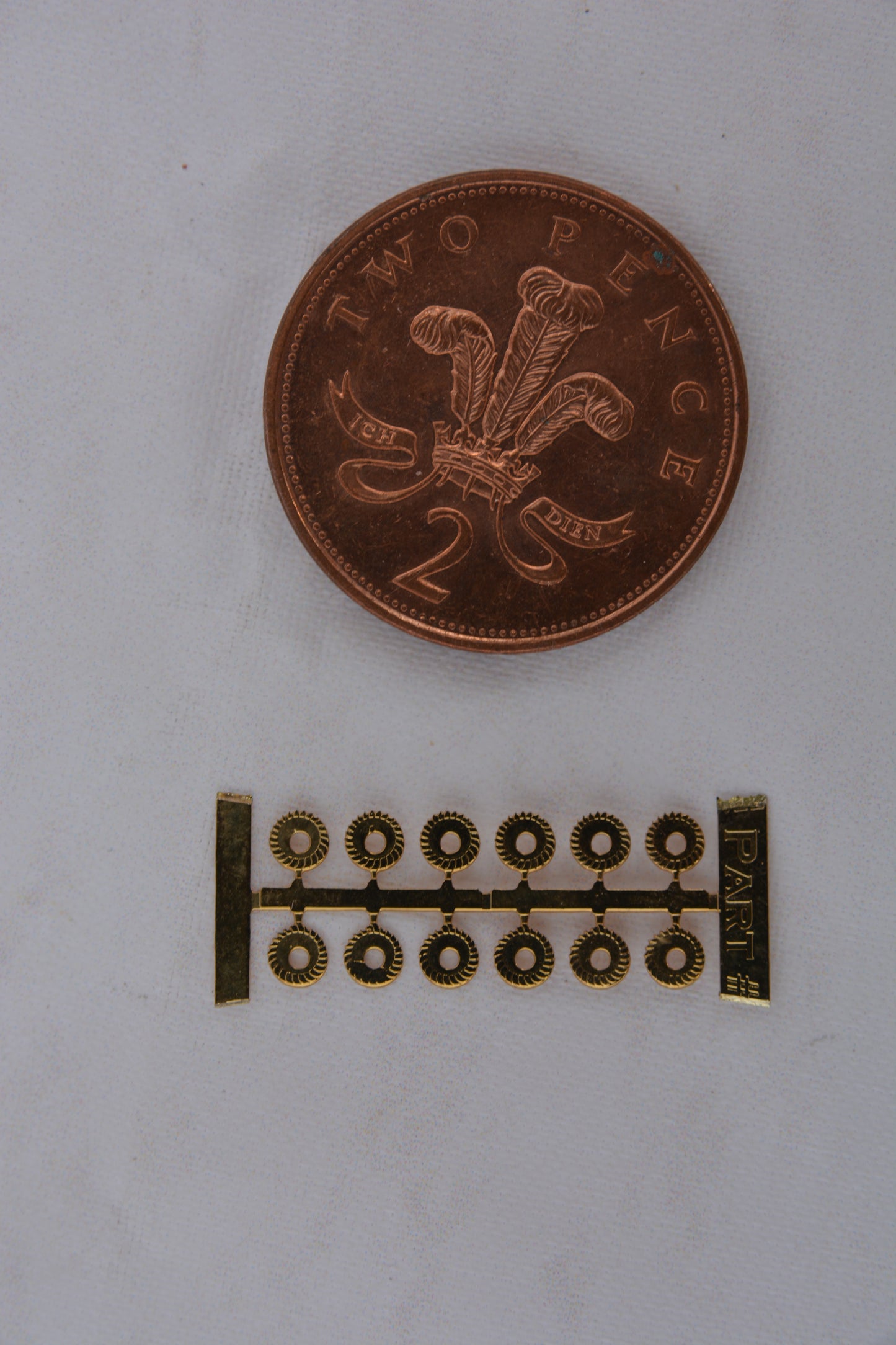 Concho Beads - Gold
