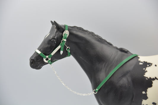 Green Showmanship Halter