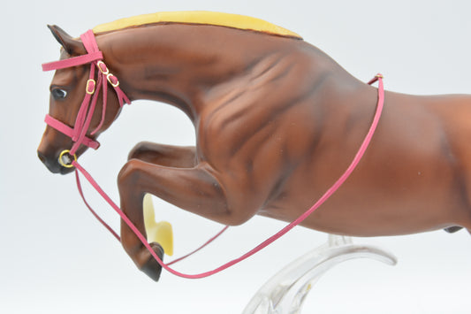 Pink Snaffle Bridle