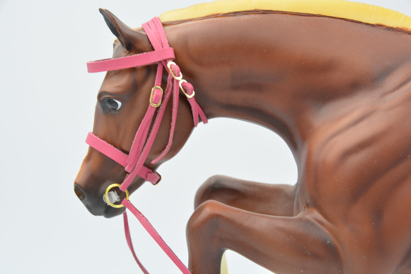 Pink Snaffle Bridle