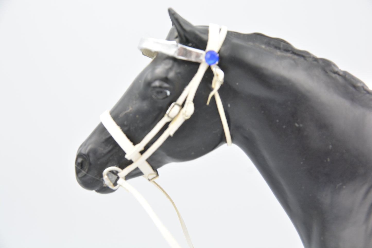 White Snaffle Bridle