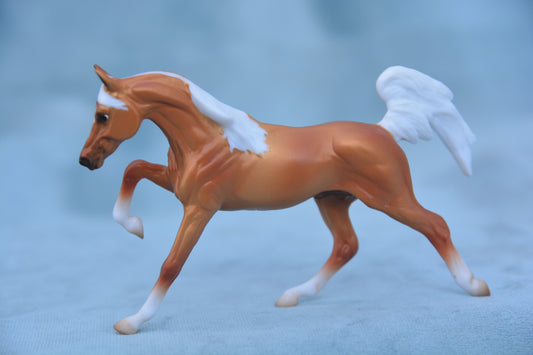 Palomino Galloping Arabian Stallion 2