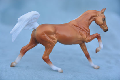 Palomino Galloping Arabian Stallion 2