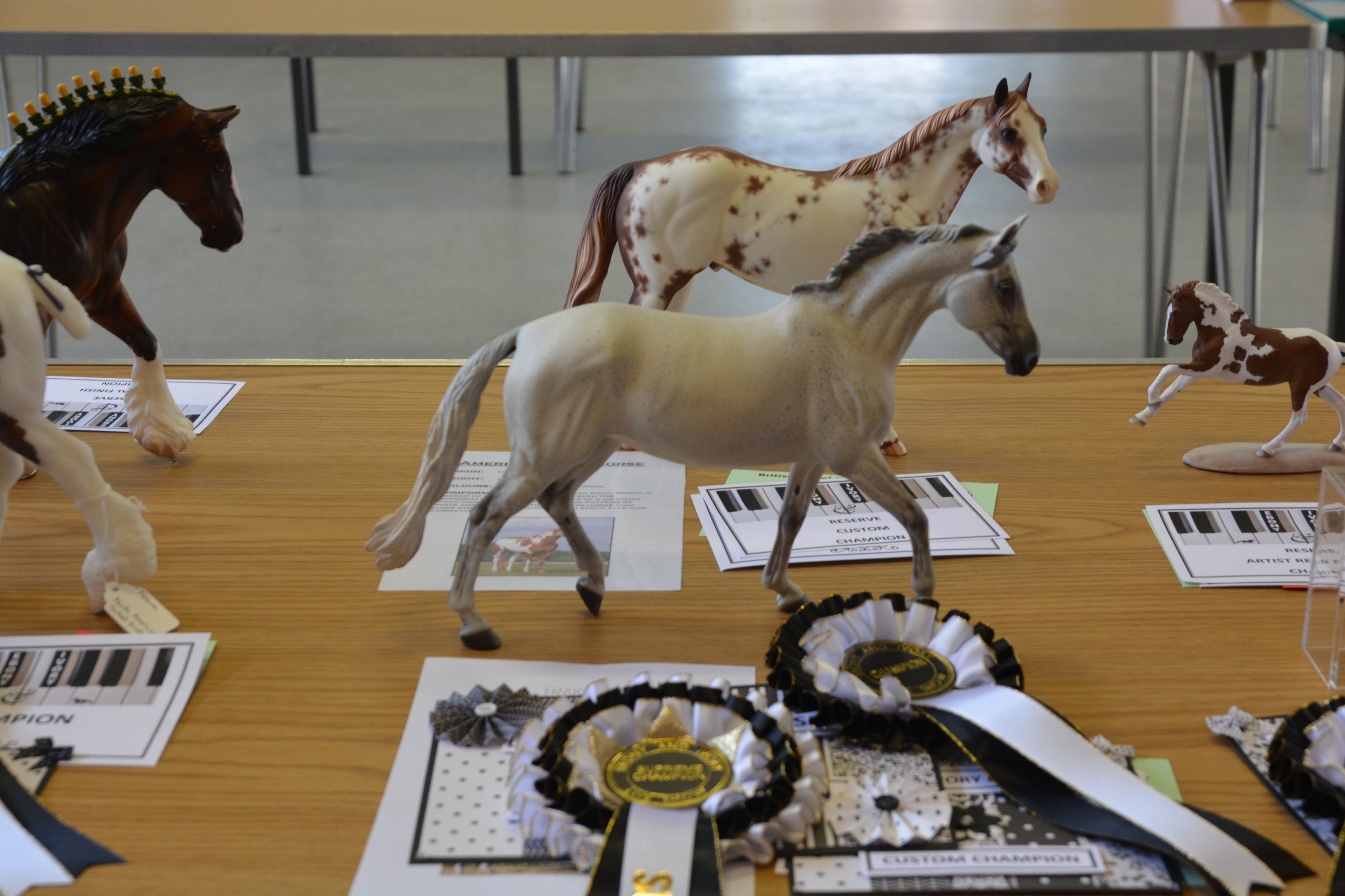 Custom Breyer Giselle - Supreme Champion Ebony and Ivory Live 2018